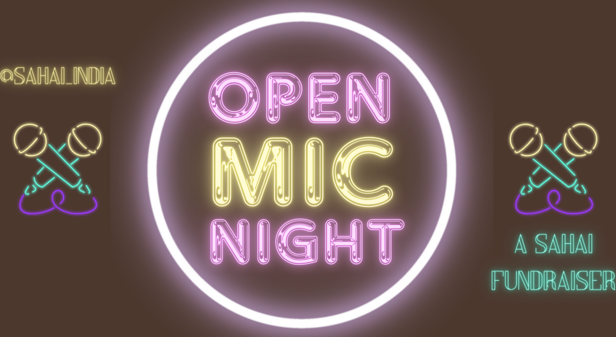 SAHAI Open Mic Night