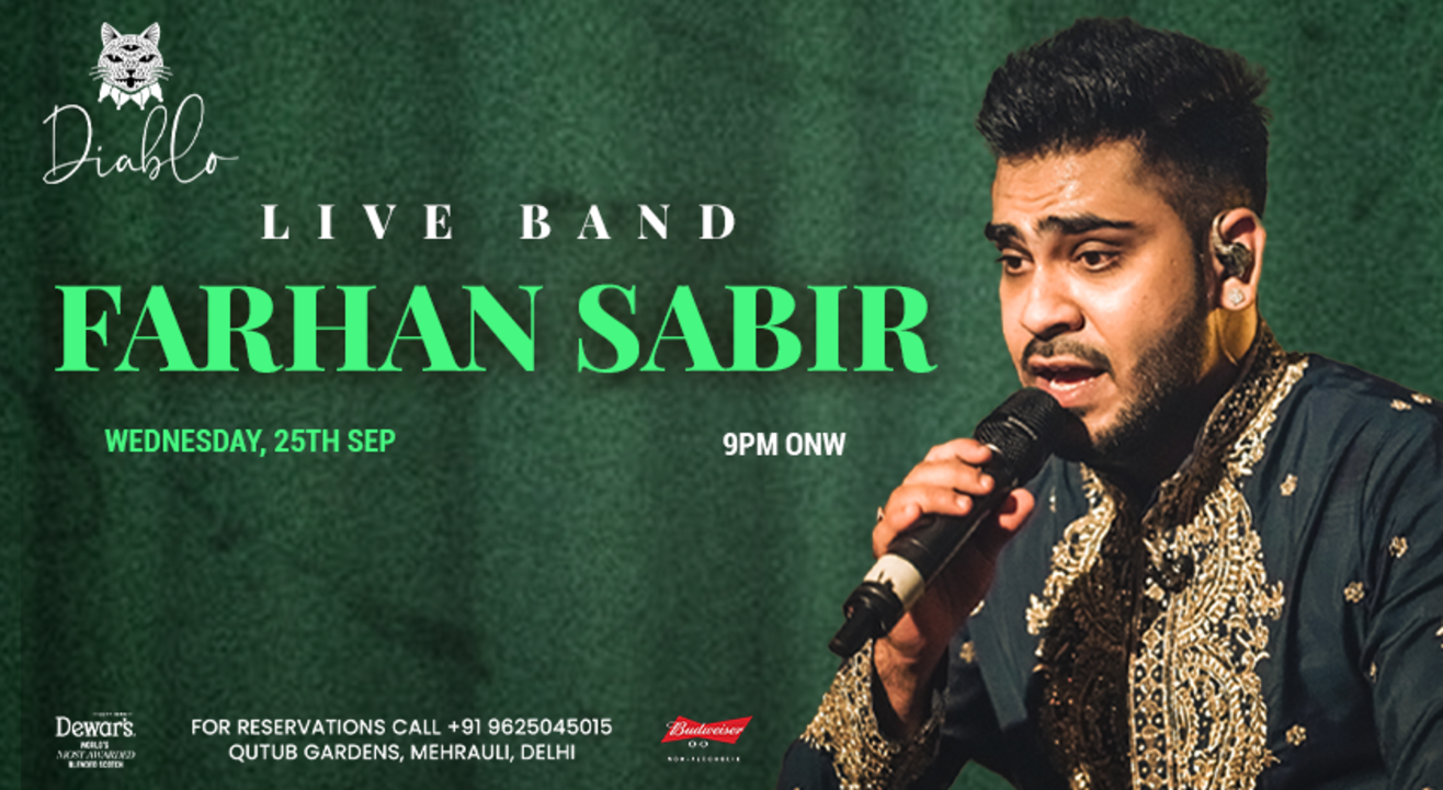 Farhan Sabir live @Diablo Delhi (Live Band)