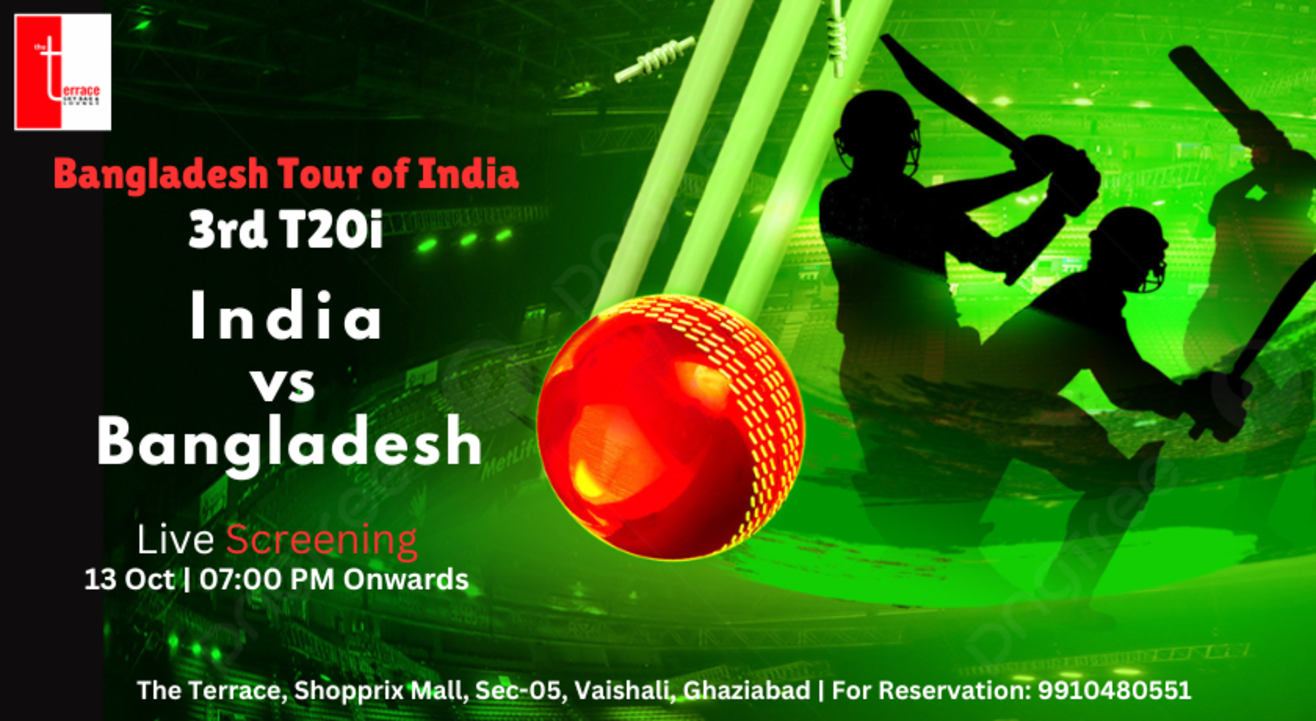 India vs Bangladesh 3rd T20 match (Screening)