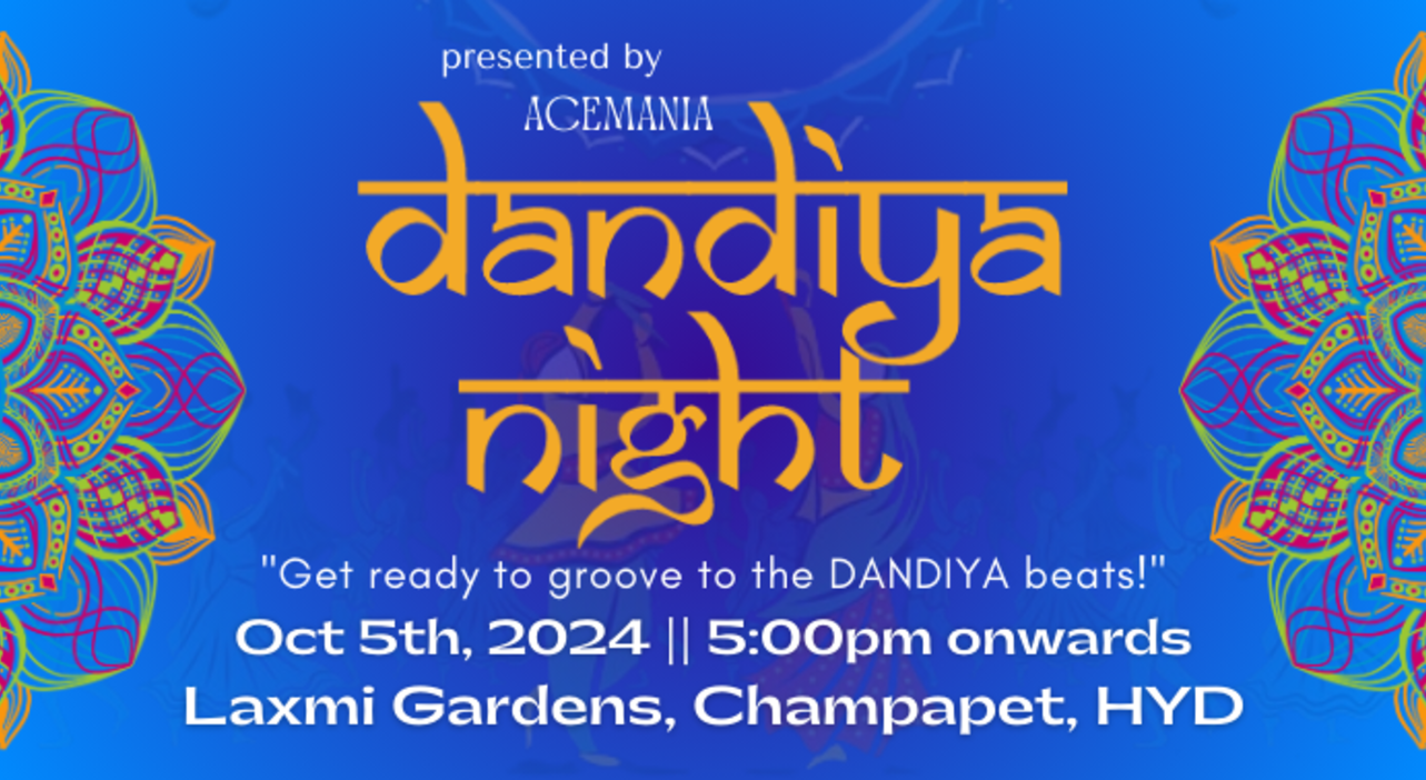 DANDIYA NIGHT presented by ACEMANIA | Navratri 2024