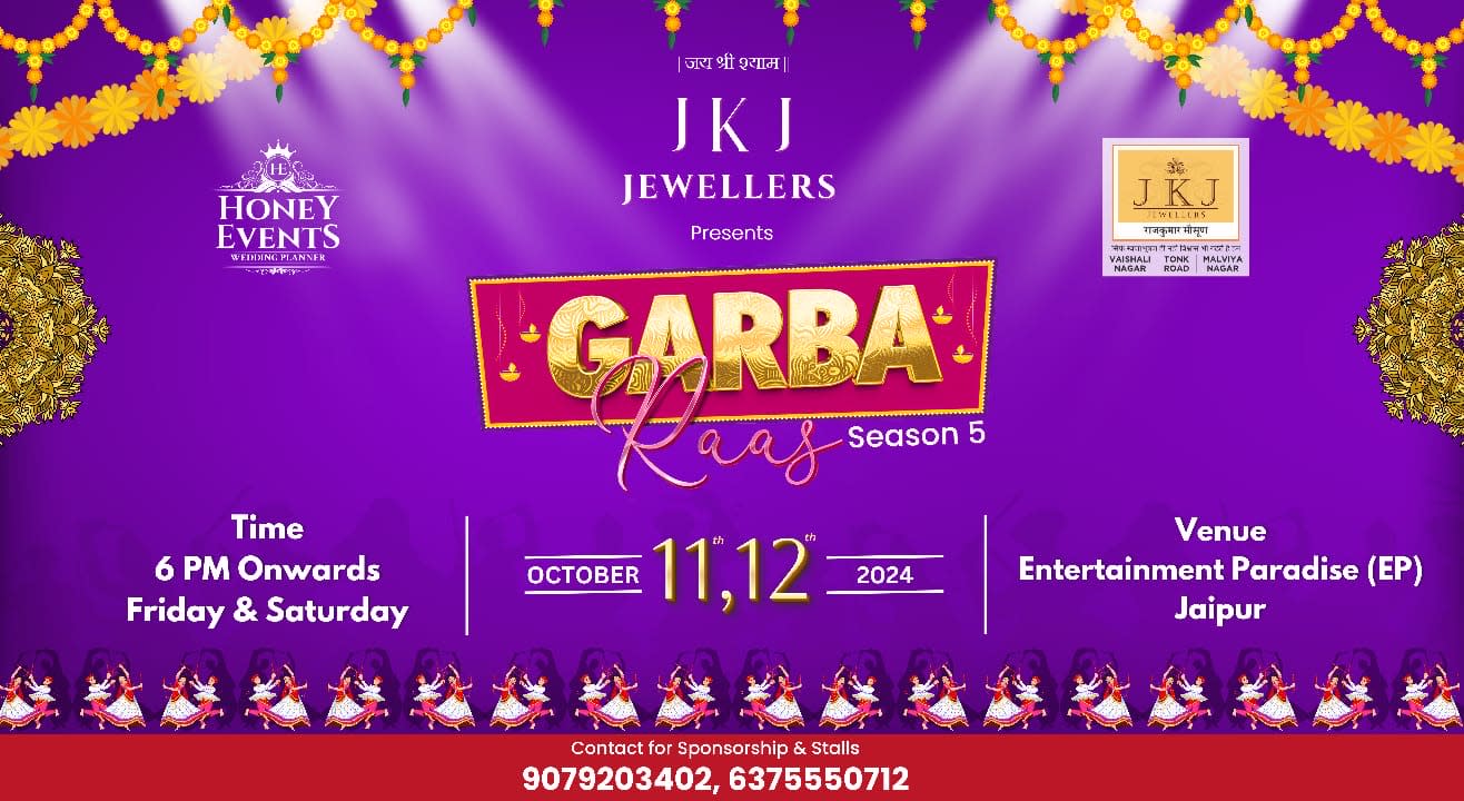 GARBA RAAS SEASON 5 Navratri 2024 Navratri 2024 Event in Jaipur