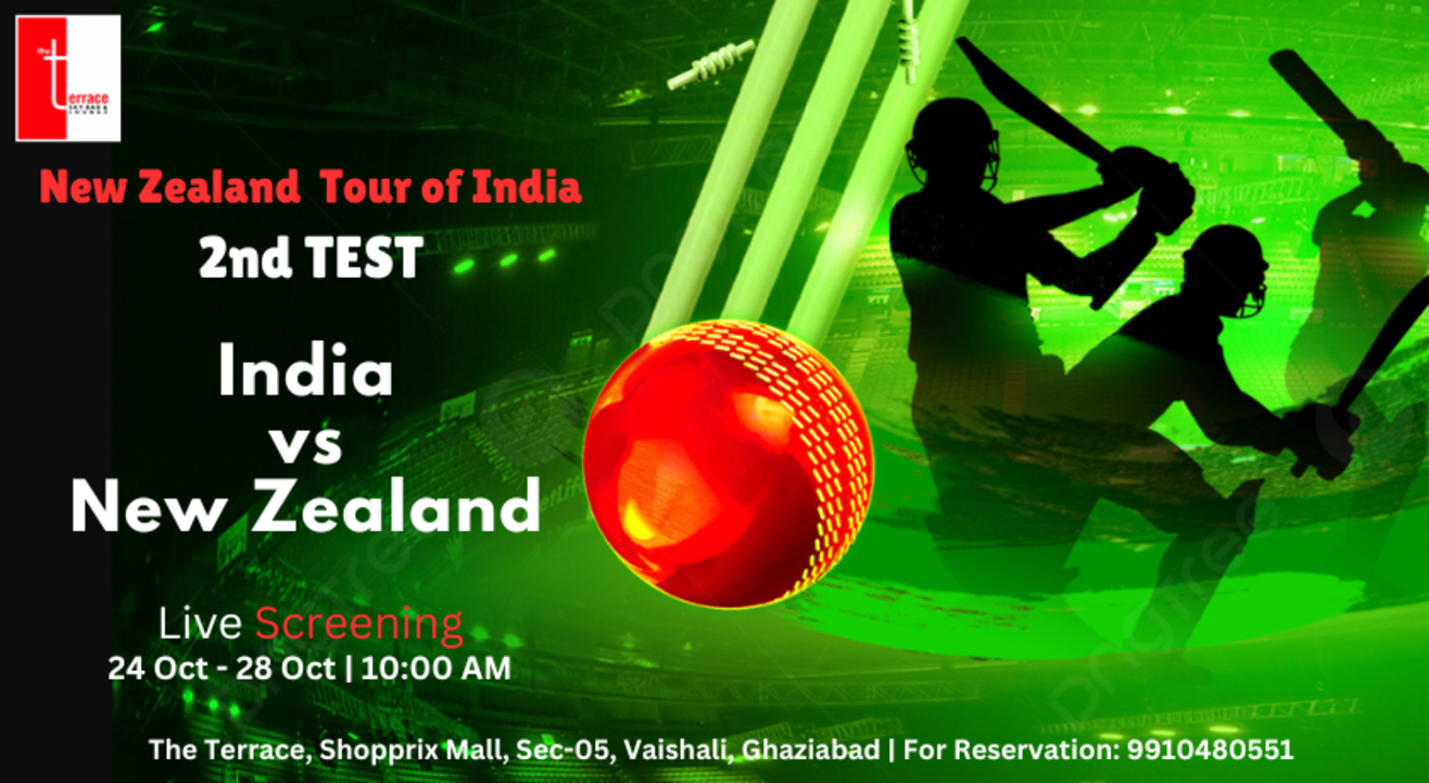 India vs New Zealand 2nd Test (Screening)