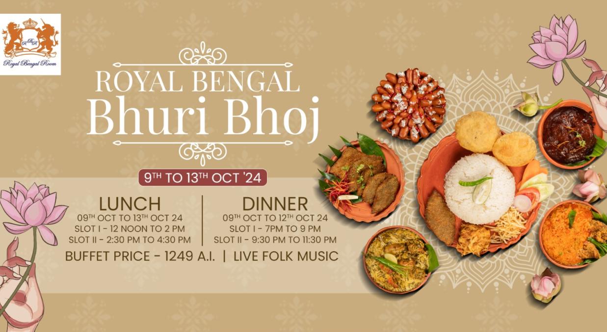 Royal Bengal Bhuri Bhoj I Royal Bengal Room  | Durga Puja 2024