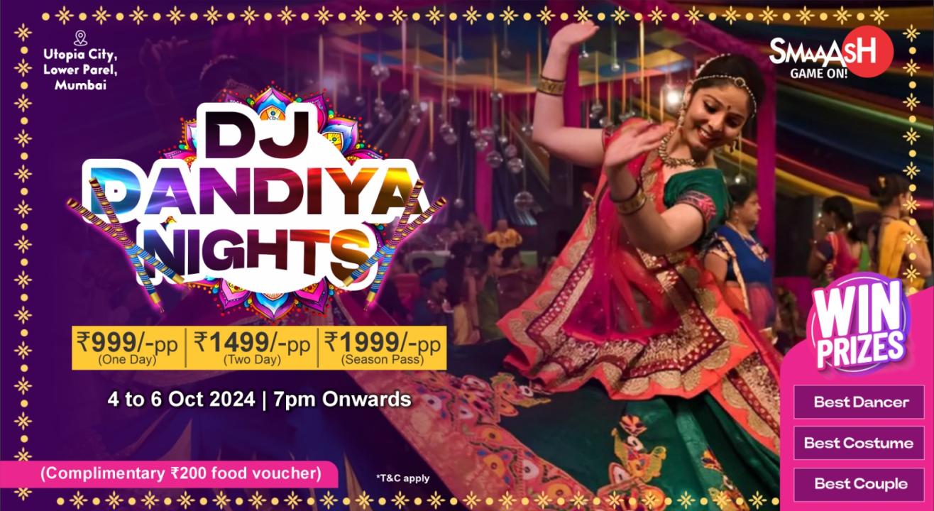 DJ DANDIYA NIGHTS - UTOPIA CITY, LOWER PAREL,MUMBAI | Navratri 2024