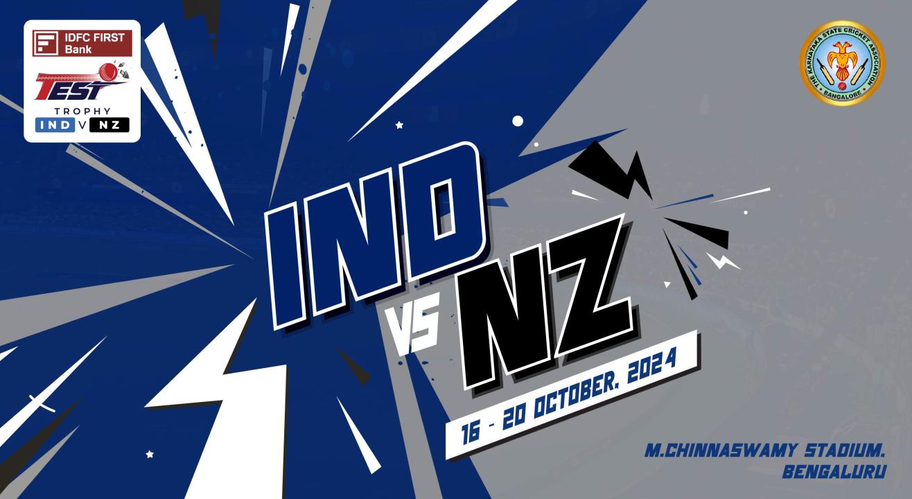 IDFC FIRST Bank Series 1st Test: India vs New Zealand - Bengaluru (Season Ticket)