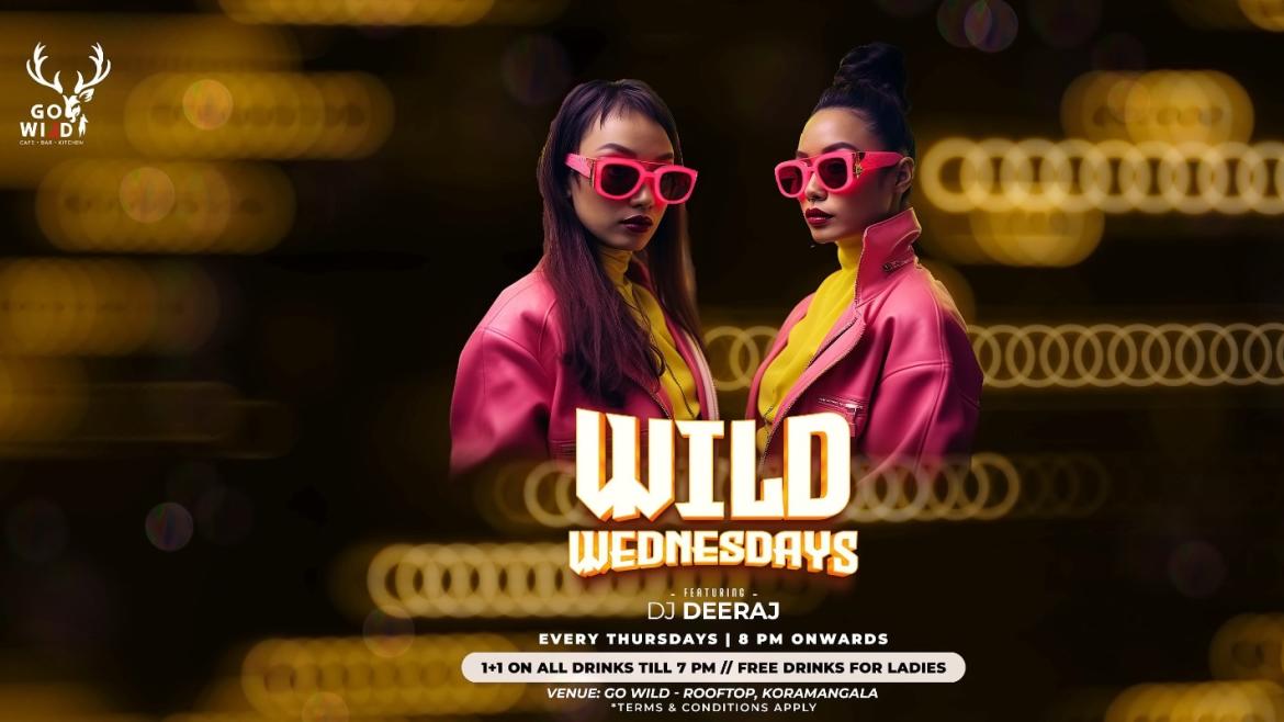 Wild Wednesday Ladies Night @ GoWild Rooftop Koramnagala