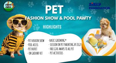 WAG SWAG -- PET FASHION SHOW AND POOL PARTY