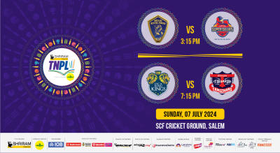 Shriram Capital TNPL 2024 - Nellai Royal Kings vs Chepauk Super Gillies and Lyca Kovai Kings vs Idream Tiruppur Tamizhans