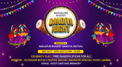 Bengaluru Biggest & Largest Dandiya Night Season 6 | Navratri 2024