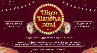 Disco Garba – Bengaluru Biggest Dandiya Festival | Navratri 2024