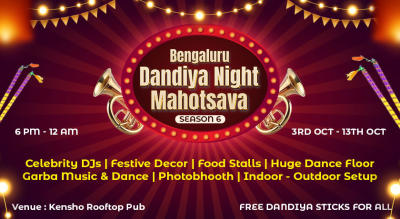 Biggest Open Air Rooftop Dandiya Mahotsava Season 6 | Navratri 2024