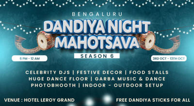 Biggest Open Air Dandiya Mahotsava Season 6 | Navratri 2024