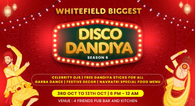 WhiteField Biggest Disco Dandiya Season 6 | Navratri 2024