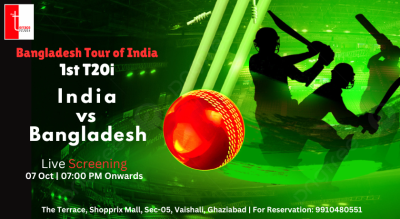 India vs Bangladesh 1st T20 (Live-Screening)