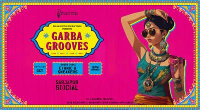 Garba Grooves – The Social Ethnic & Sneaker party – Sarjapur Social | Navratri 2024