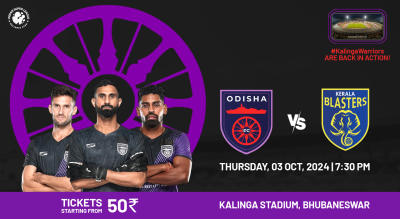 ISL 2024-25 : Odisha FC vs Kerala Blasters FC