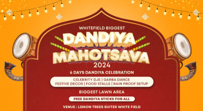 WHITEFIELD BIGGEST DANDIYA MAHOTSAVA SEASON 3 IN LAWN AREA | Navratri 2024