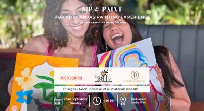 Sip n Paint - Pop art canvas painting experience