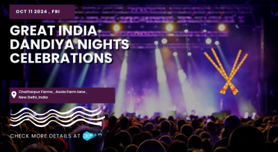 Delhi most awaited Dandiya celebration  | Navratri 2024