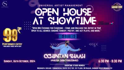 Open House At Showtime - Open Mic Eve