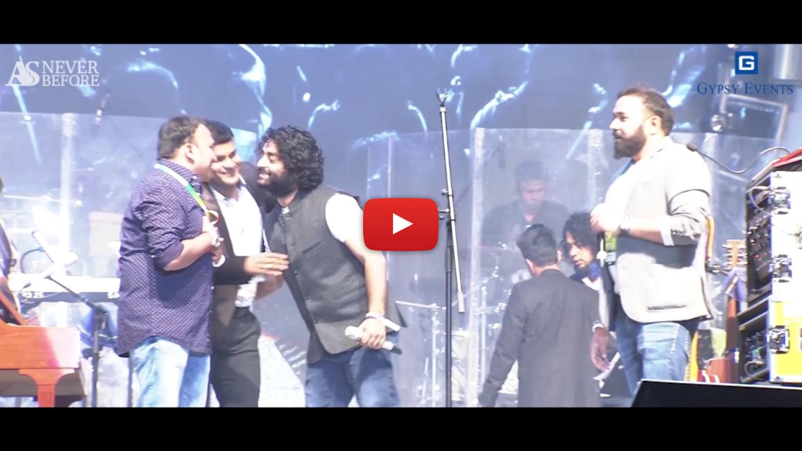 Arijit Singh Live Asneverb4 Celebrating 20 Years Of Gypsy Events Arijit singh, farhan akhtar, papon, badshah rock evc 2016.