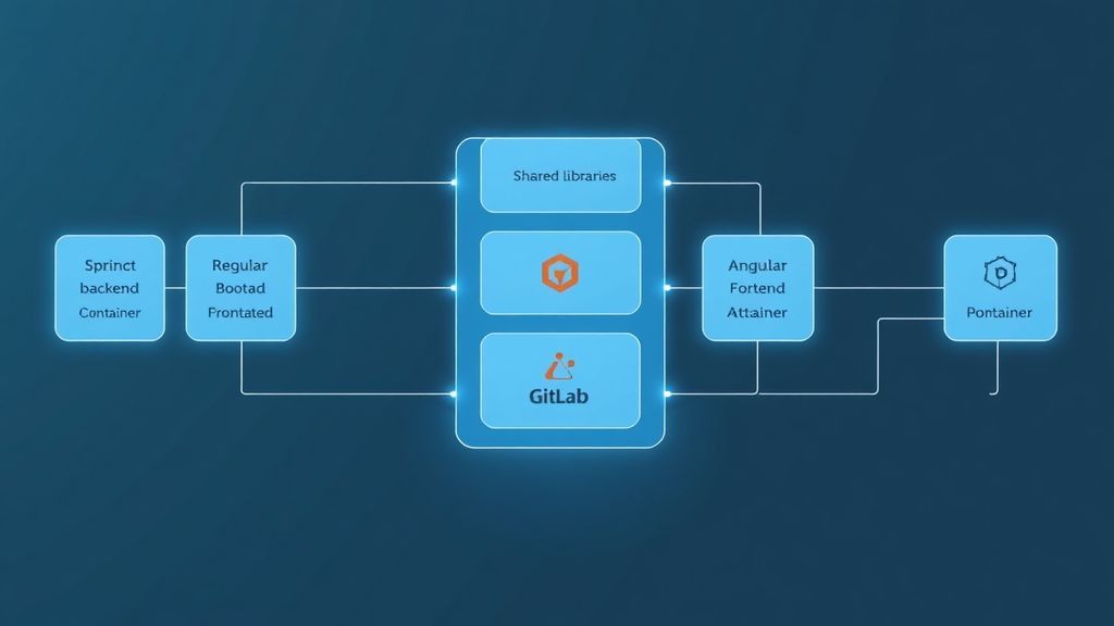 Organiser un projet Full Stack Spring Boot et Angular en Monorepo avec GitLab | Laty Gueye Samba - Développeur Full Stack Dakar Sénégal, Expert Java Spring Boot Angular