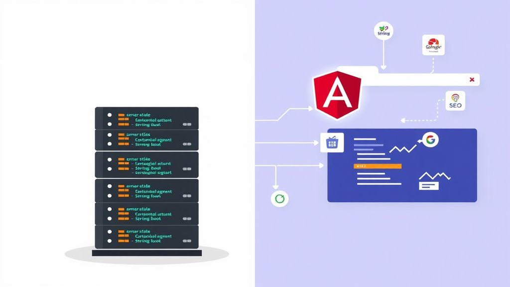 Mise en œuvre du Server-Side Rendering (SSR) dans Angular 17+ pour améliorer les performances et le SEO | Laty Gueye Samba - Développeur Full Stack Dakar Sénégal, Expert Java Spring Boot Angular