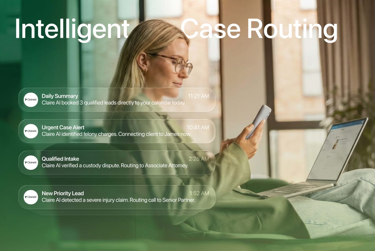 Automated Legal Intake Diagram