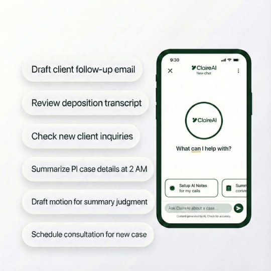 Meet Claire - AI Legal Assistant