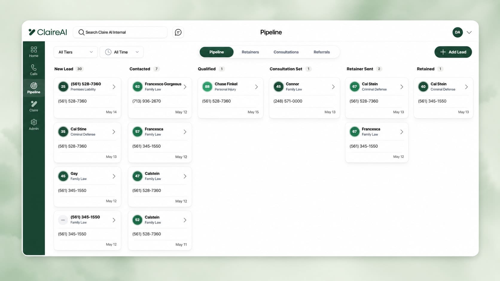 ClaireAI calendar — Stage 2 booking and brief preview