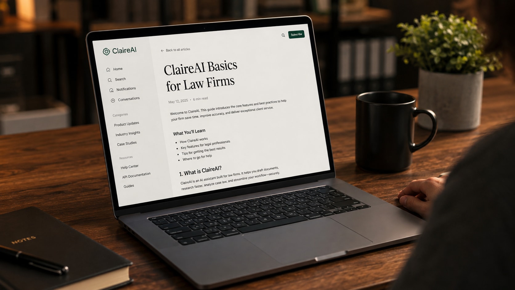 Professional legal call center agent assisting a law firm caller