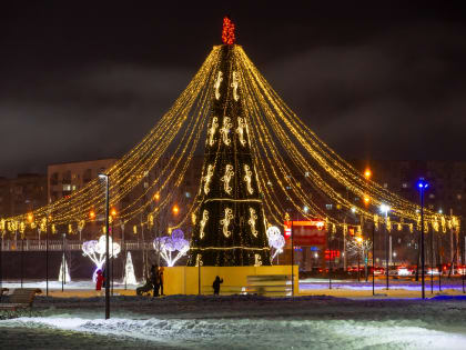 Новогоднее преображение Сургута