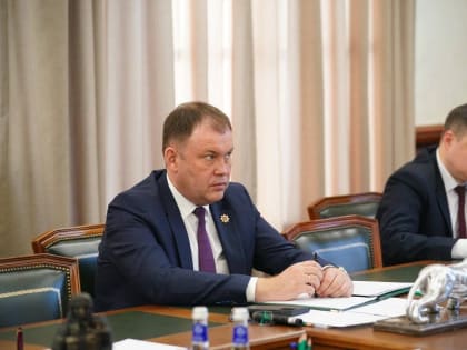 Илья Середюк провел встречу с генеральным директором «Газпром трансгаз Томск» Владиславом Бородиным