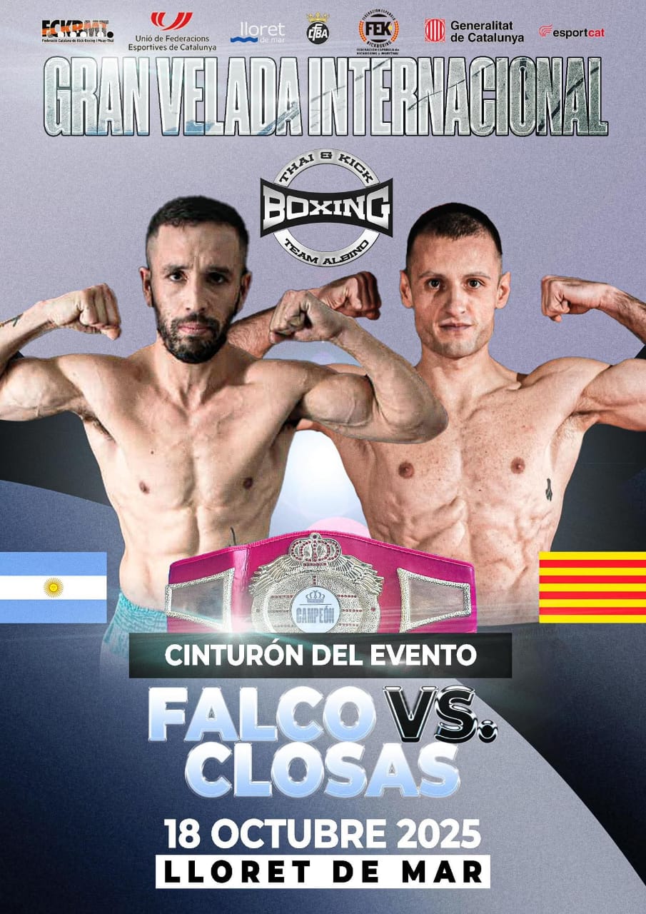 Falco Villafañe: el tucumano que llevó el Full Contact al plano mundial y va por un nuevo título en Barcelona