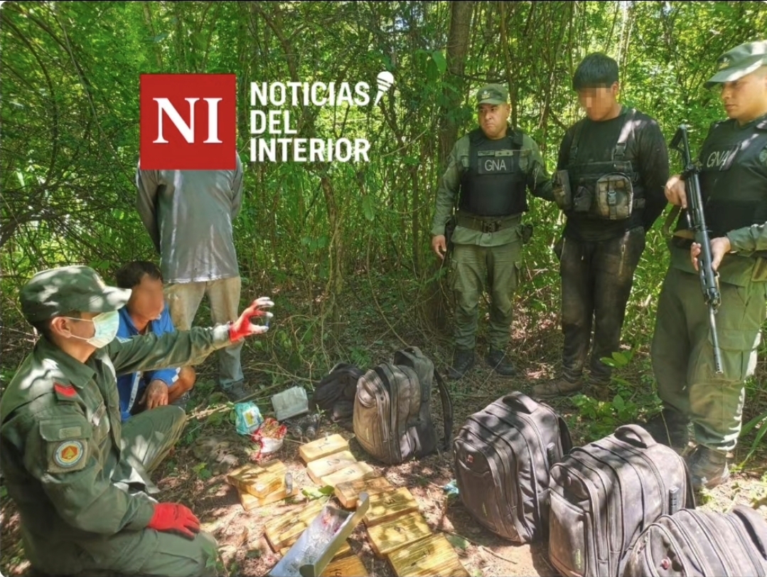 Salta: detectan 61 kilos de cocaína y armas en patrullaje rural