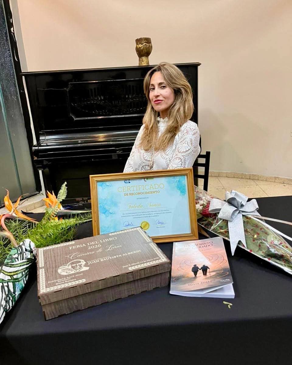 La escritora alberdiana Sonia Toledo presentó su libro en Alberdi y será distinguida por la Legislatura y el Concejo Deliberante