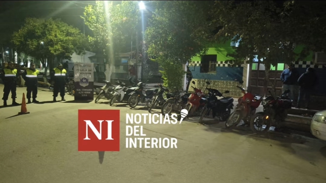 Megaoperativo en Concepción y Alto Verde: 62 vehículos retenidos y 23 personas demoradas