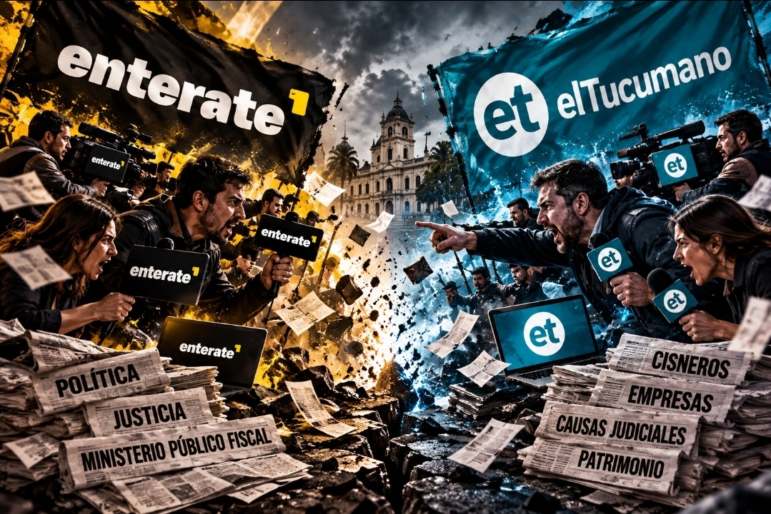 Tucumán: la disputa entre Entérate y elTucumano expone una trama de denuncias judiciales, intereses políticos y acusaciones cruzadas