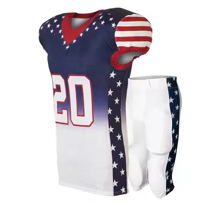 Custom Sublimated American Football Uniforms for Teams