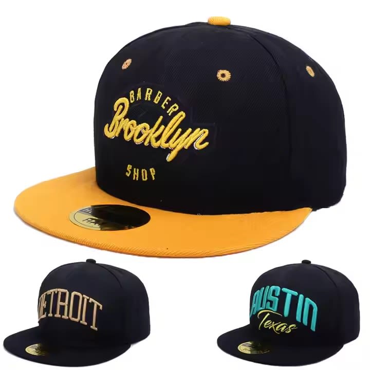 Custom Embroidered City Snapback Caps for Streetwear