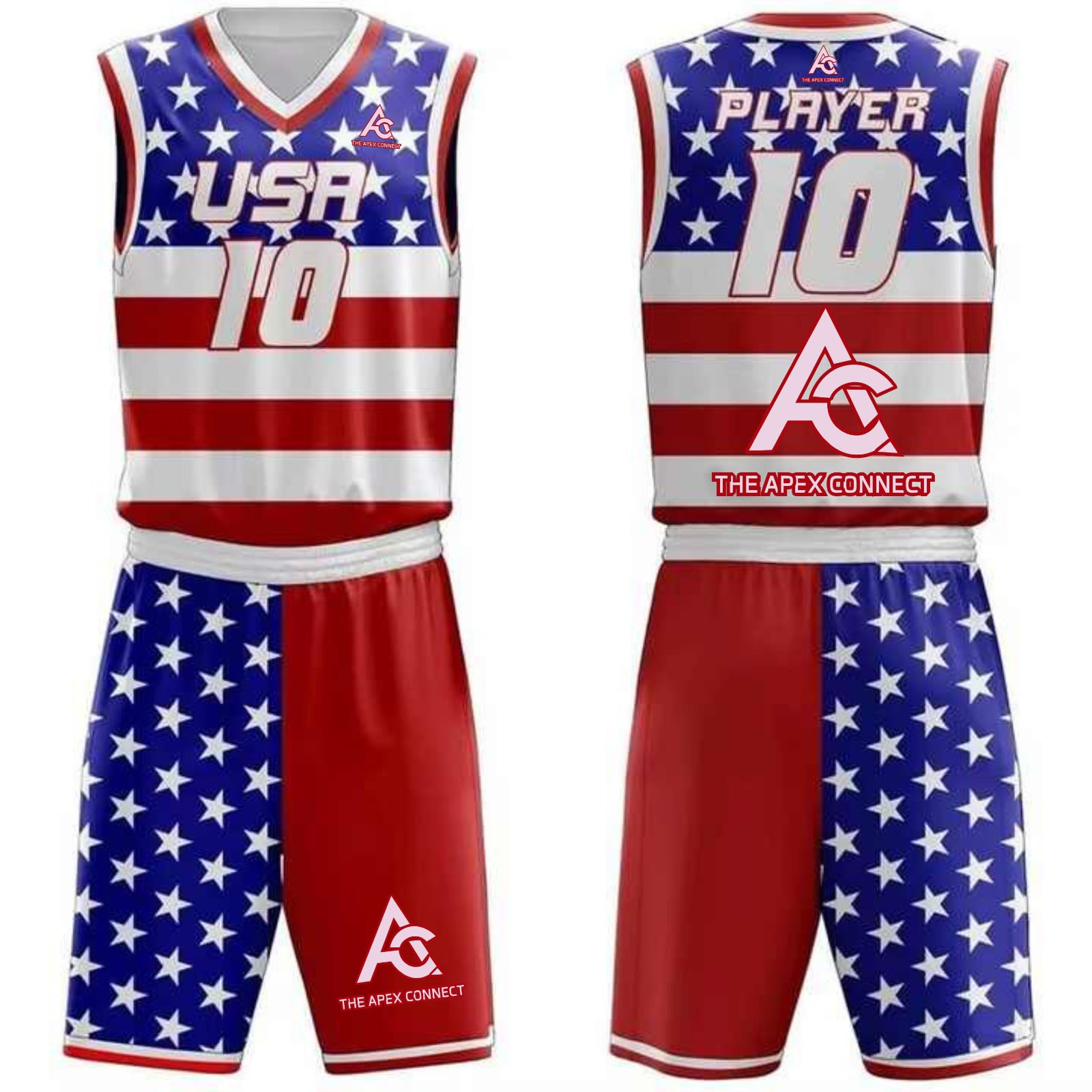 Custom USA Basketball Uniforms & Jerseys Manufacturer