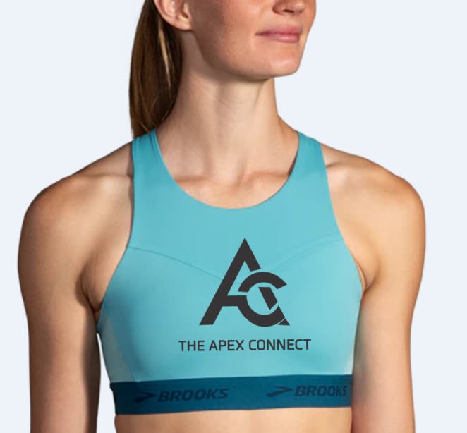 High-Neck Sports Bra for Running & High-Impact Support