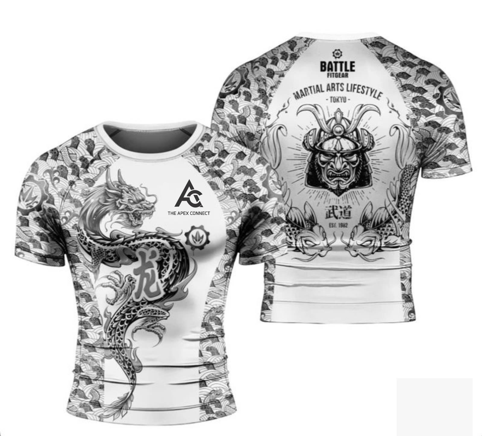 Custom Sublimated Rash Guards for Combat Sports