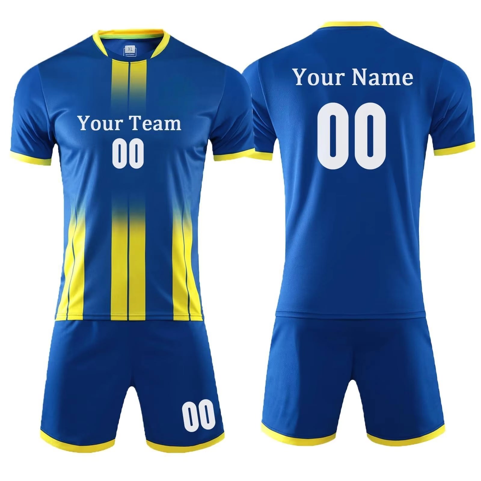 Custom Soccer Uniform Set with Sublimation Printing