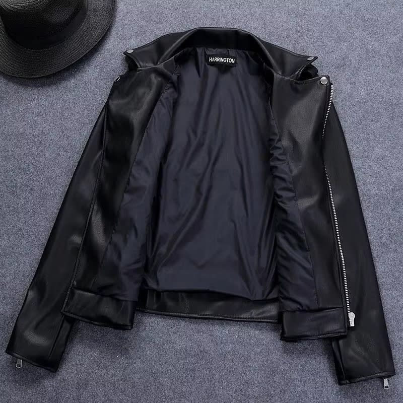 Women's Faux Leather Biker Jacket | Motorcycle Style Jacket