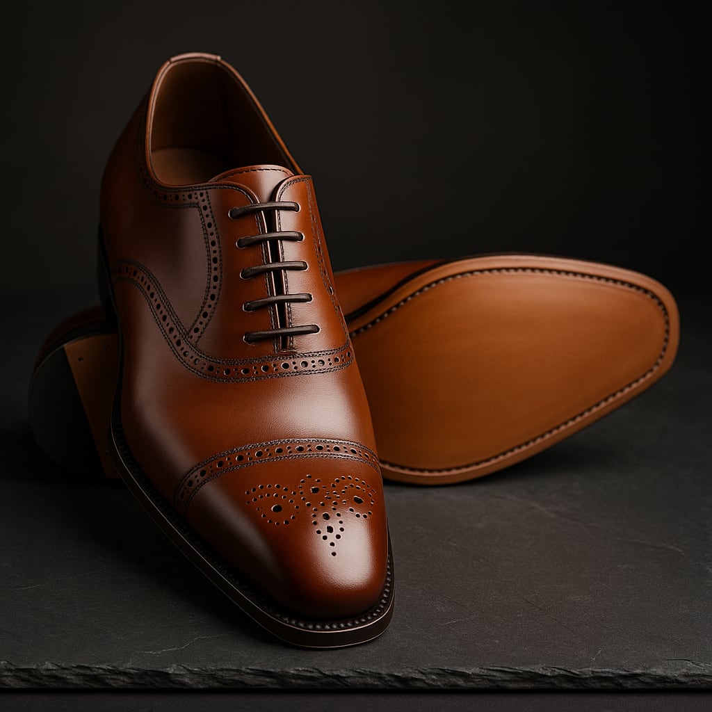 Premium Semi-Brogue Oxford Shoes for Men