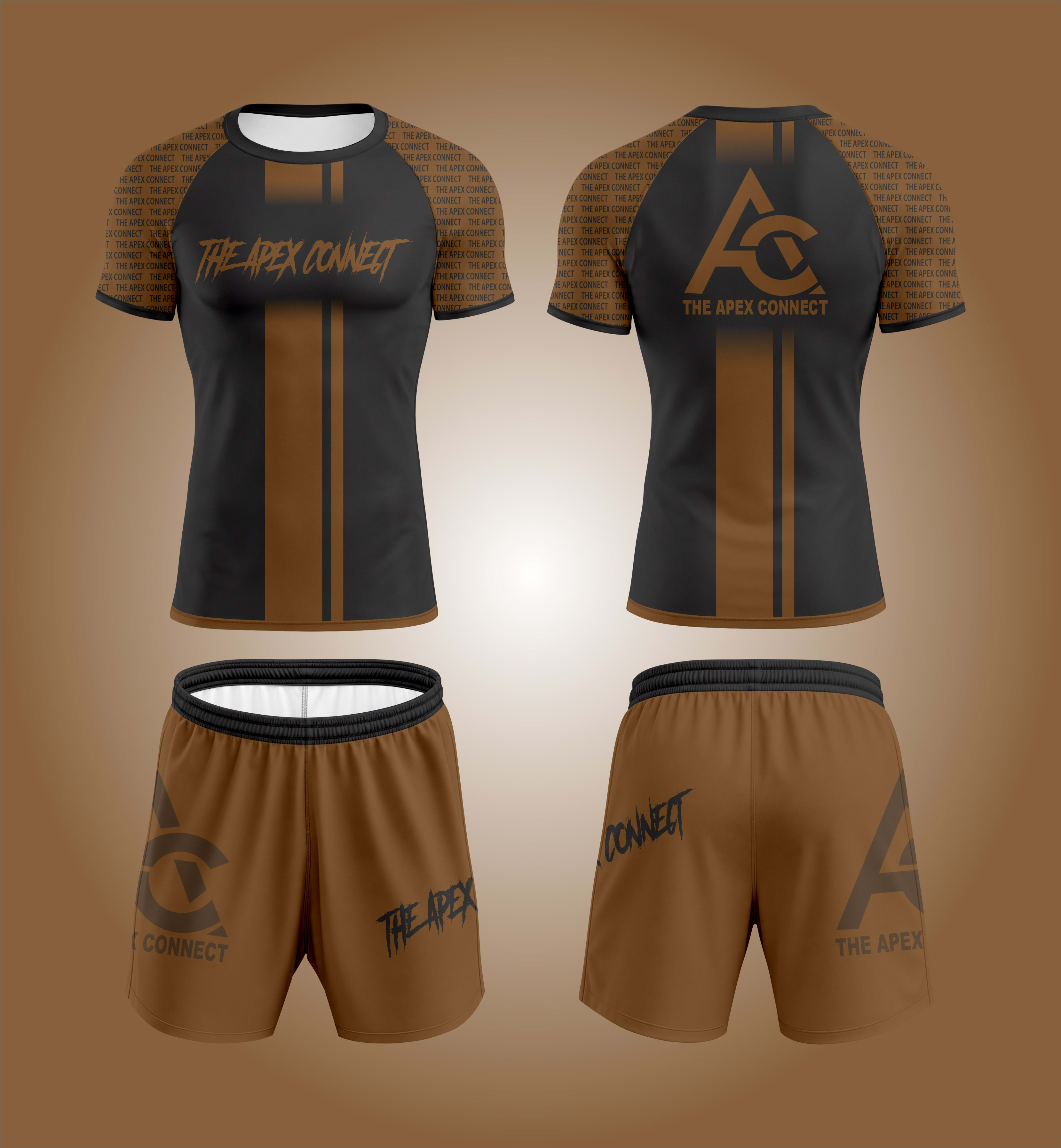 Desert Combat No-Gi Rashguard & Fight Shorts Set