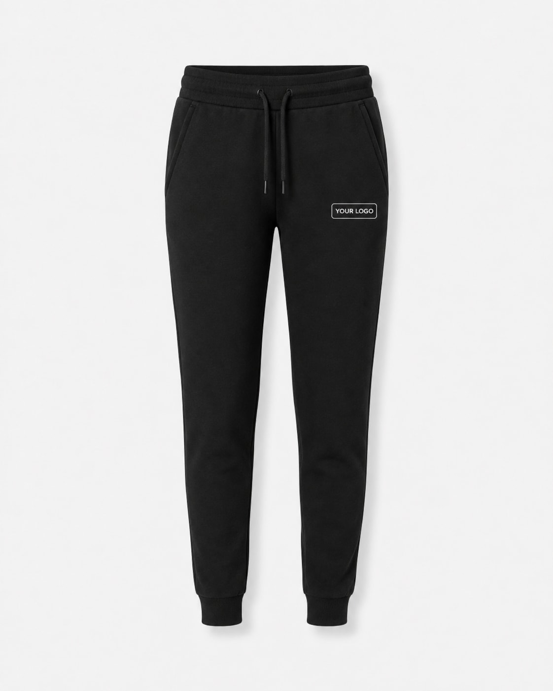 Custom Women's Black T-Shirt and Joggers Set