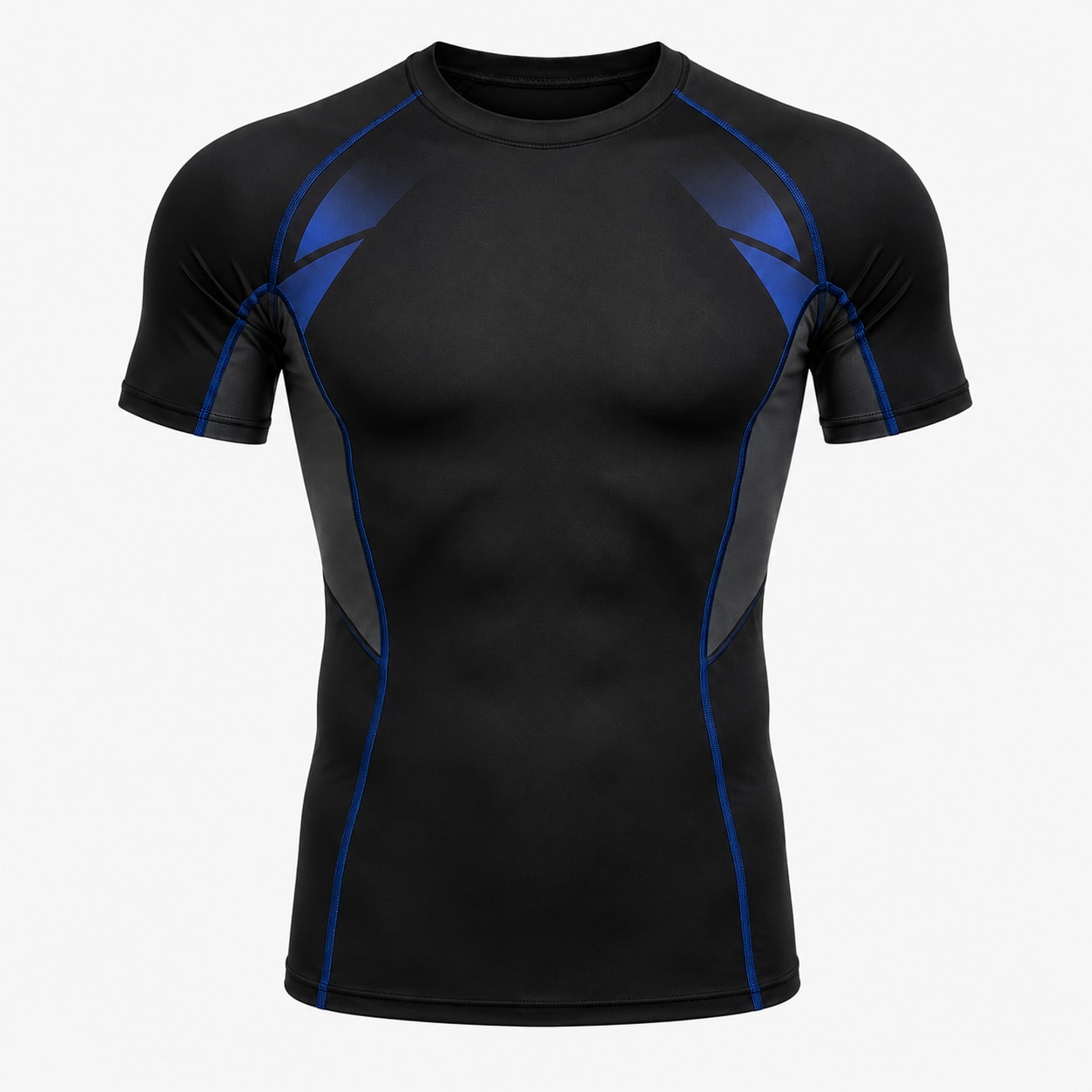 Custom Black and Blue Short-Sleeve No-Gi Set