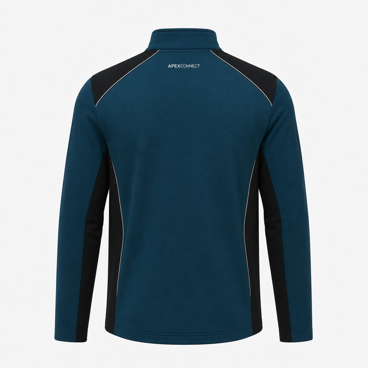Custom Teal and Black Quarter-Zip Team Tracksuit